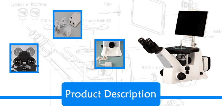 China Inverted Microscope Metallographic With Universal Holder 