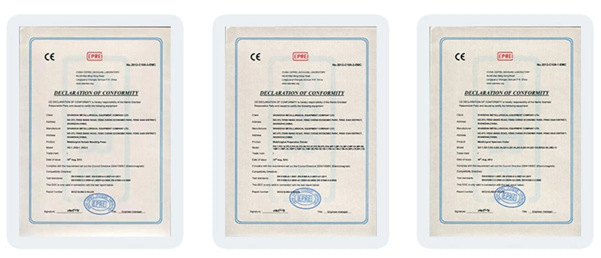 CE certificates CE certificates