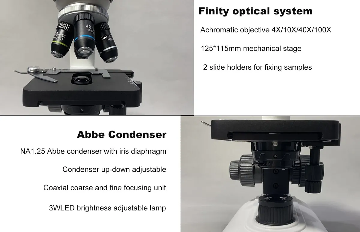 single viewing head microscope mono biological microscope prices