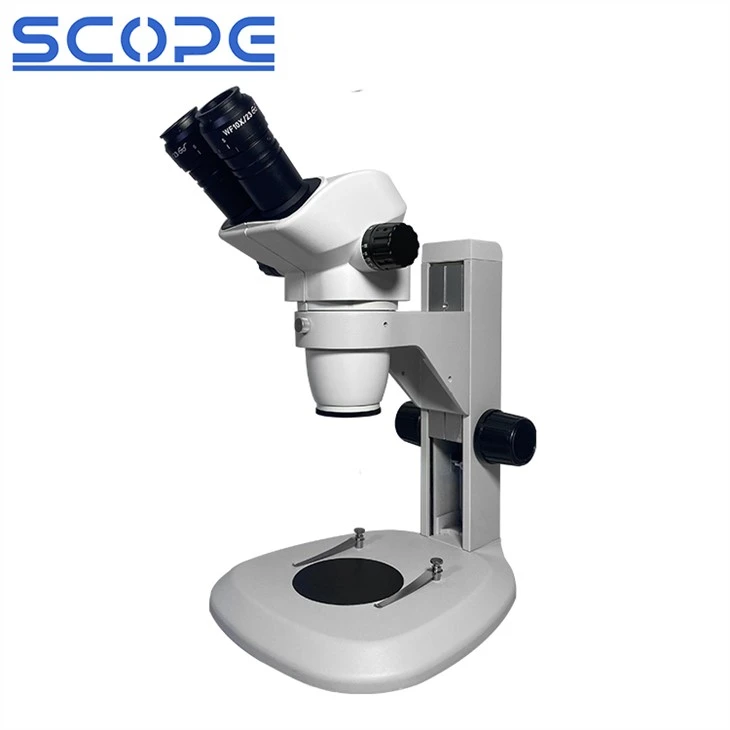China Binocular Trinouclar Zoom Stereo Microscope without light